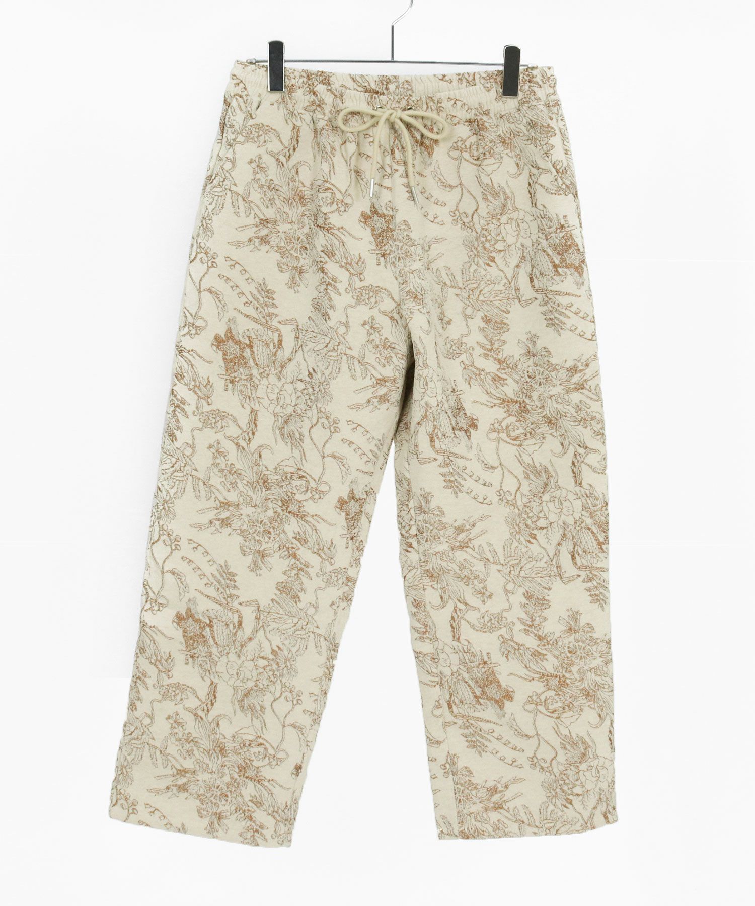 CAMBIO(カンビオ)】Floral Gobelin Wide Straight Pants ワイド