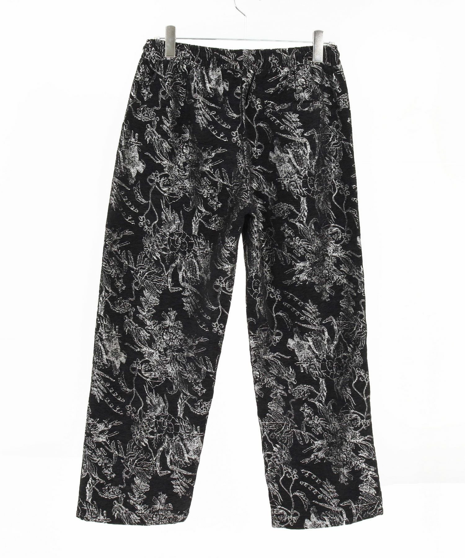 CAMBIO(カンビオ)】Floral Gobelin Wide Straight Pants ワイド