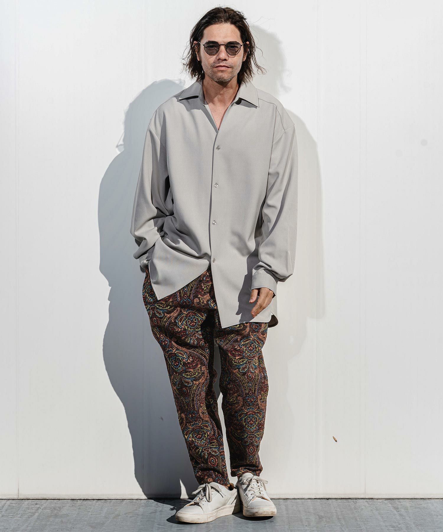 CAMBIO(カンビオ)】 Antique Motif Gobelin Balloon Pants バルーン