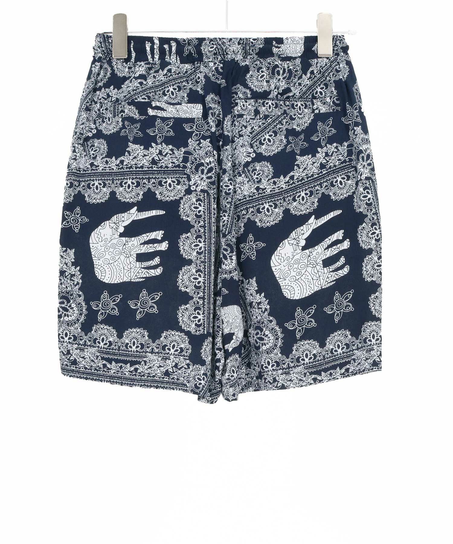 30%OFF【CAMBIO(カンビオ)】エスニックスタイル総柄ショートパンツ(CMB