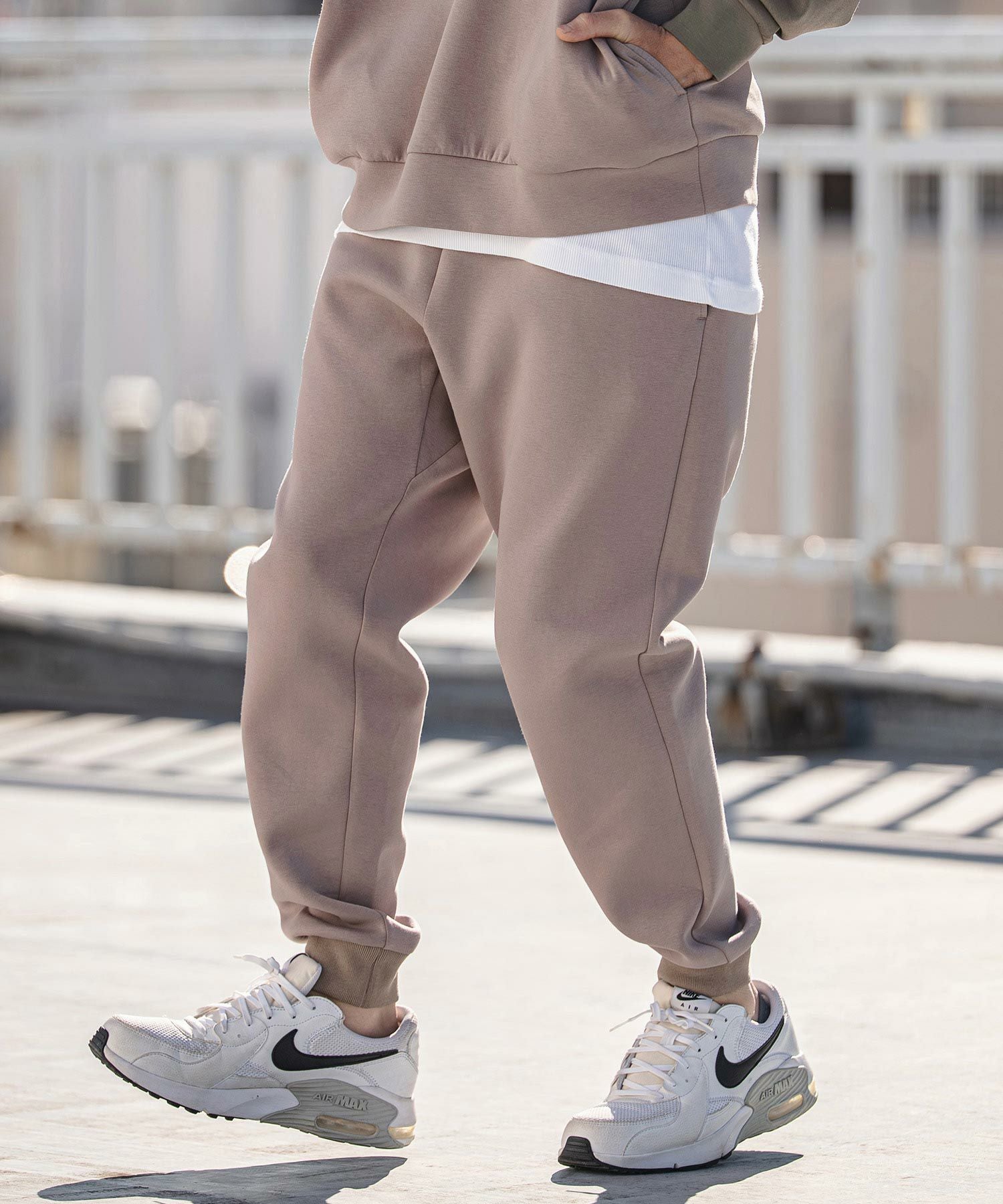 CAMBIO(カンビオ)】Cardboard Knit Jogger Pants ジョガーパンツ
