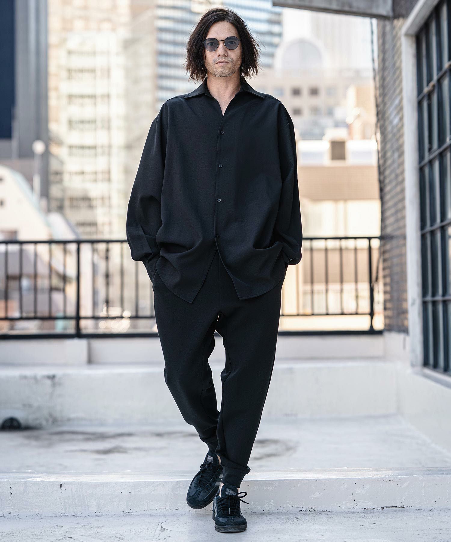 CAMBIO(カンビオ)】Cardboard Knit Jogger Pants ジョガーパンツ