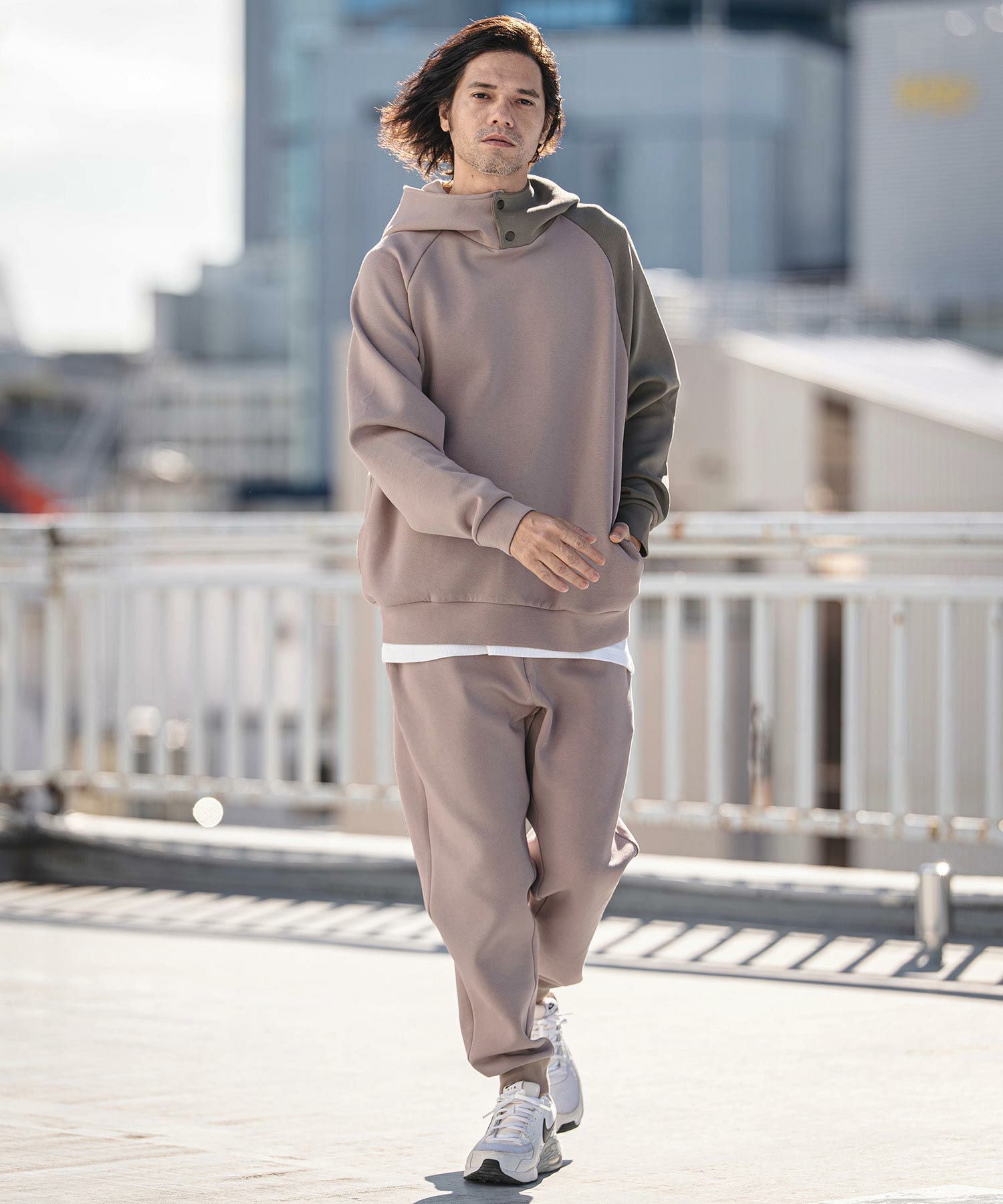 CAMBIO(カンビオ)】Cardboard Knit Jogger Pants ジョガーパンツ