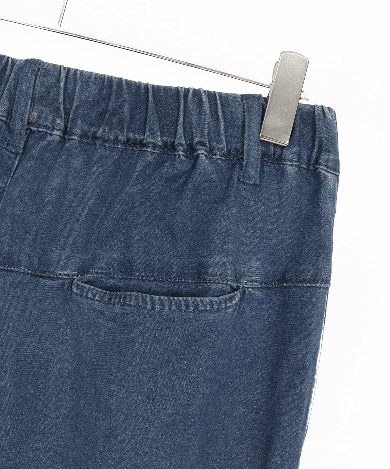 CAMBIO(カンビオ)】Chambray Wide Balloon Silhouette Pants ワイド