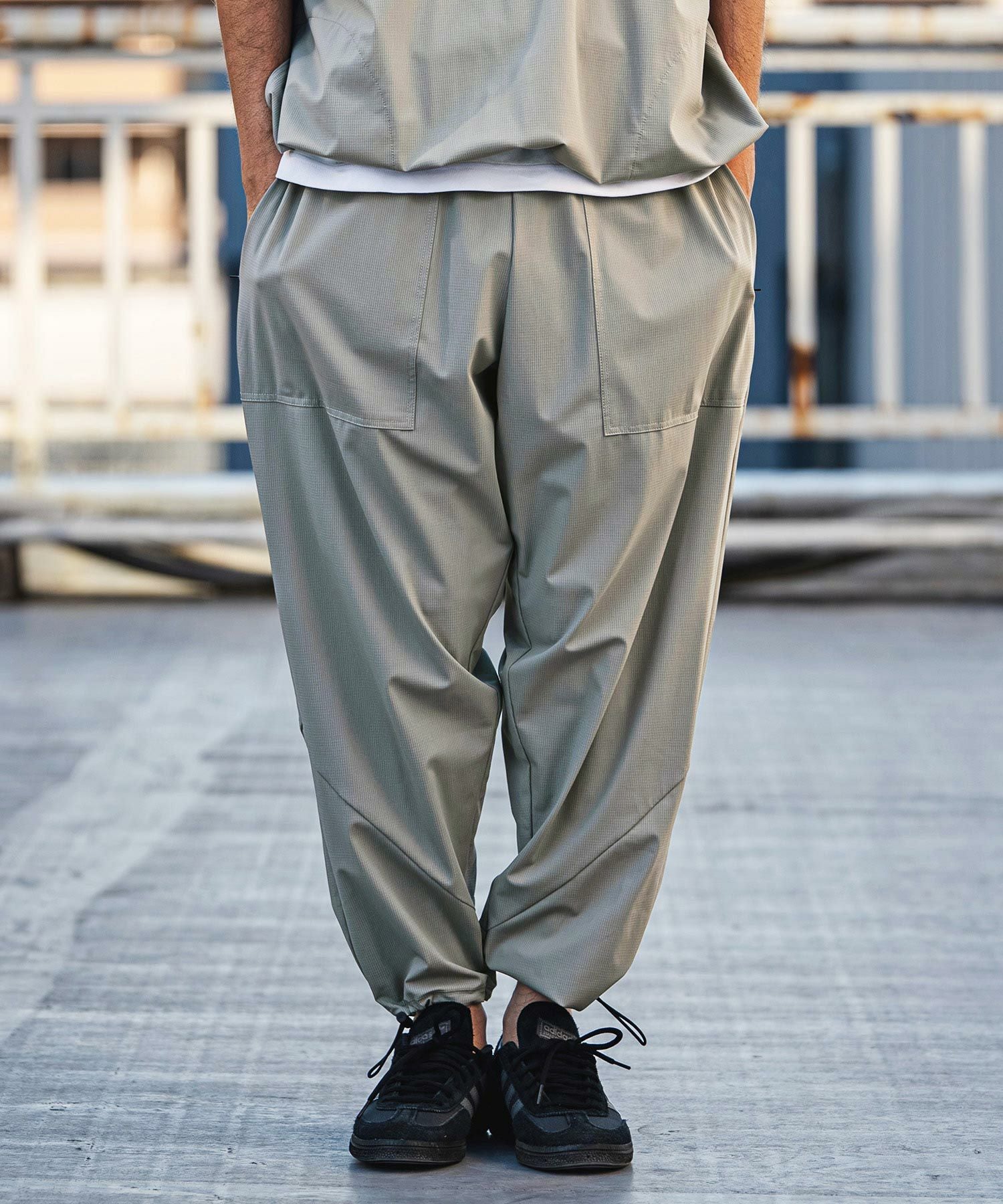 CAMBIO(カンビオ)】Stretch Nylon Pants ストレッチナイロンパンツ