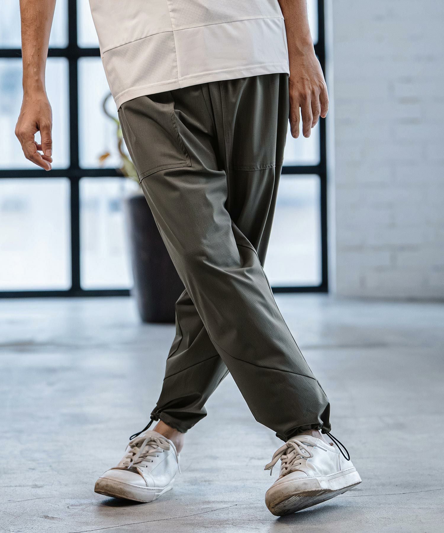 CAMBIO(カンビオ)】Stretch Nylon Pants ストレッチナイロンパンツ