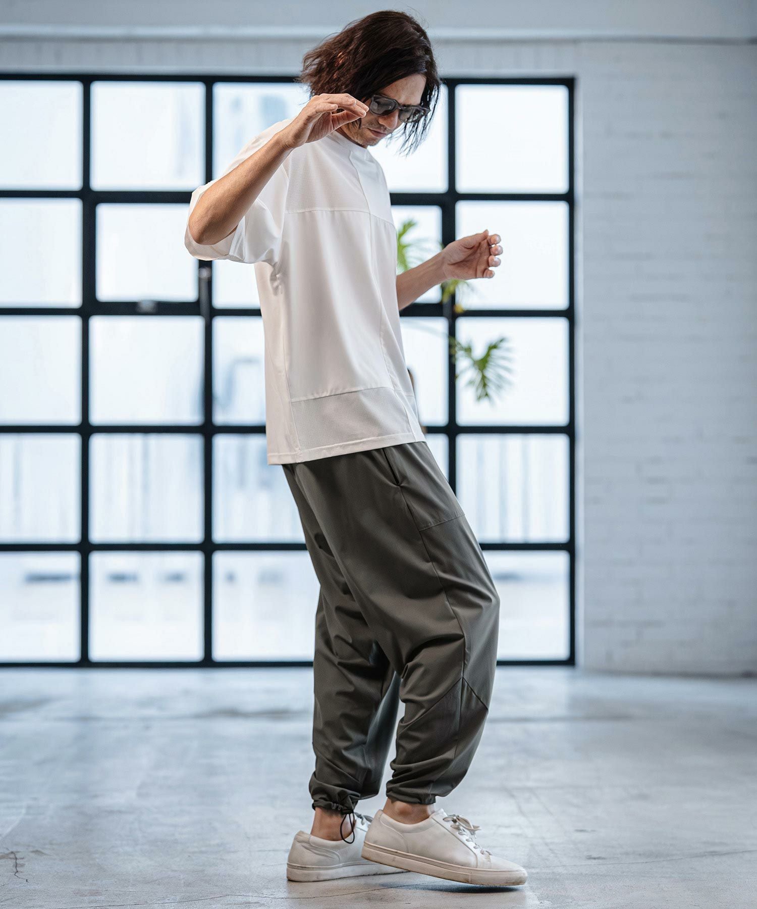 CAMBIO(カンビオ)】Stretch Nylon Pants ストレッチナイロンパンツ