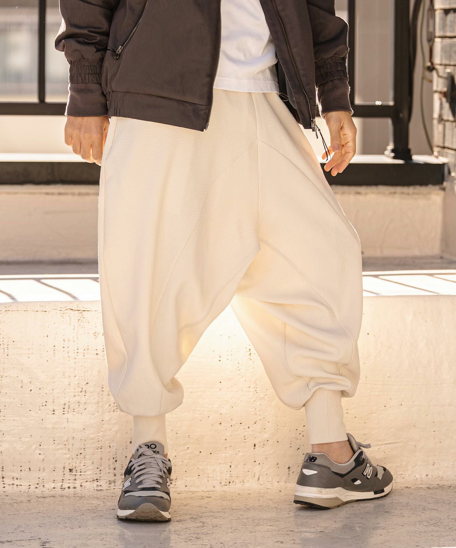 CAMBIO(カンビオ)】Sarouel Jogger Pants サルエルジョガーパンツ