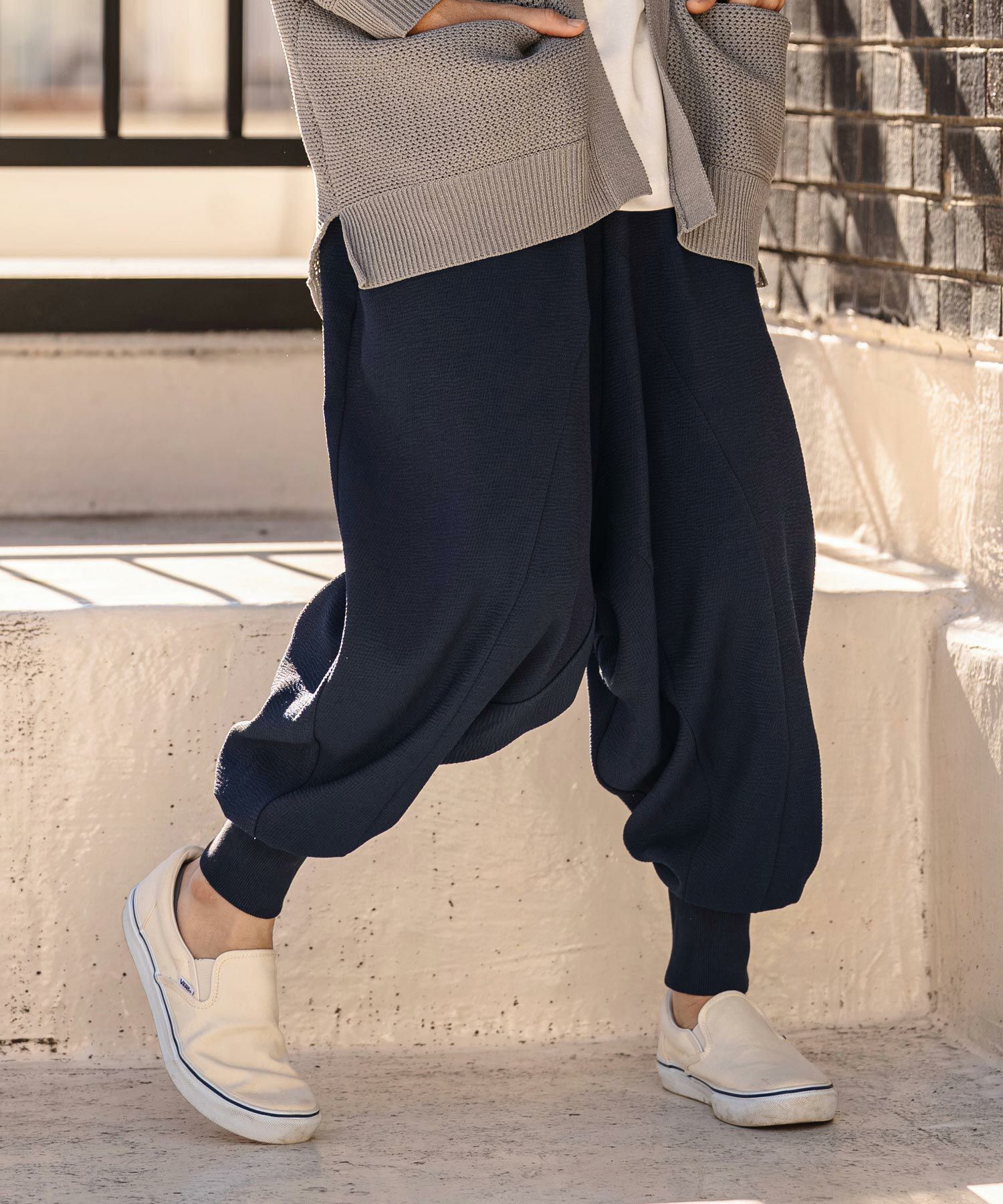 CAMBIO(カンビオ)】Sarouel Jogger Pants サルエルジョガーパンツ