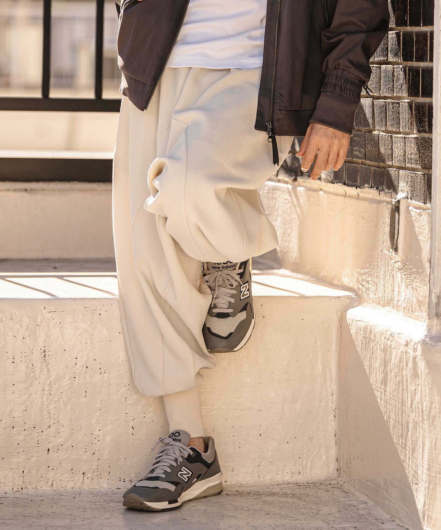 CAMBIO(カンビオ)】Sarouel Jogger Pants サルエルジョガーパンツ