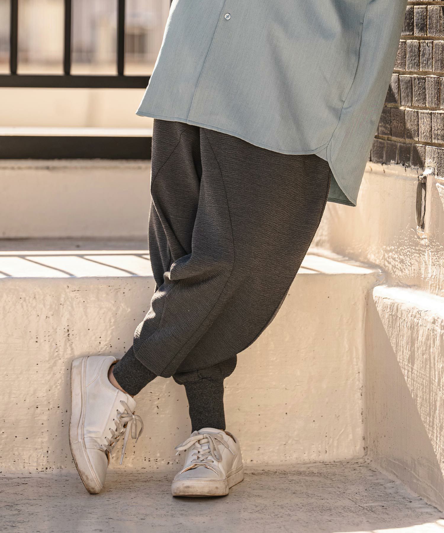 CAMBIO(カンビオ)】Sarouel Jogger Pants サルエルジョガーパンツ