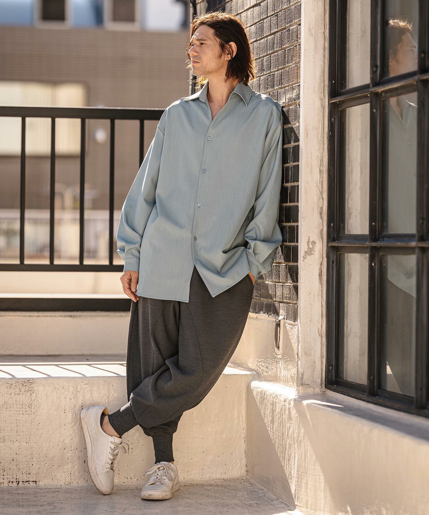 CAMBIO(カンビオ)】Sarouel Jogger Pants サルエルジョガーパンツ