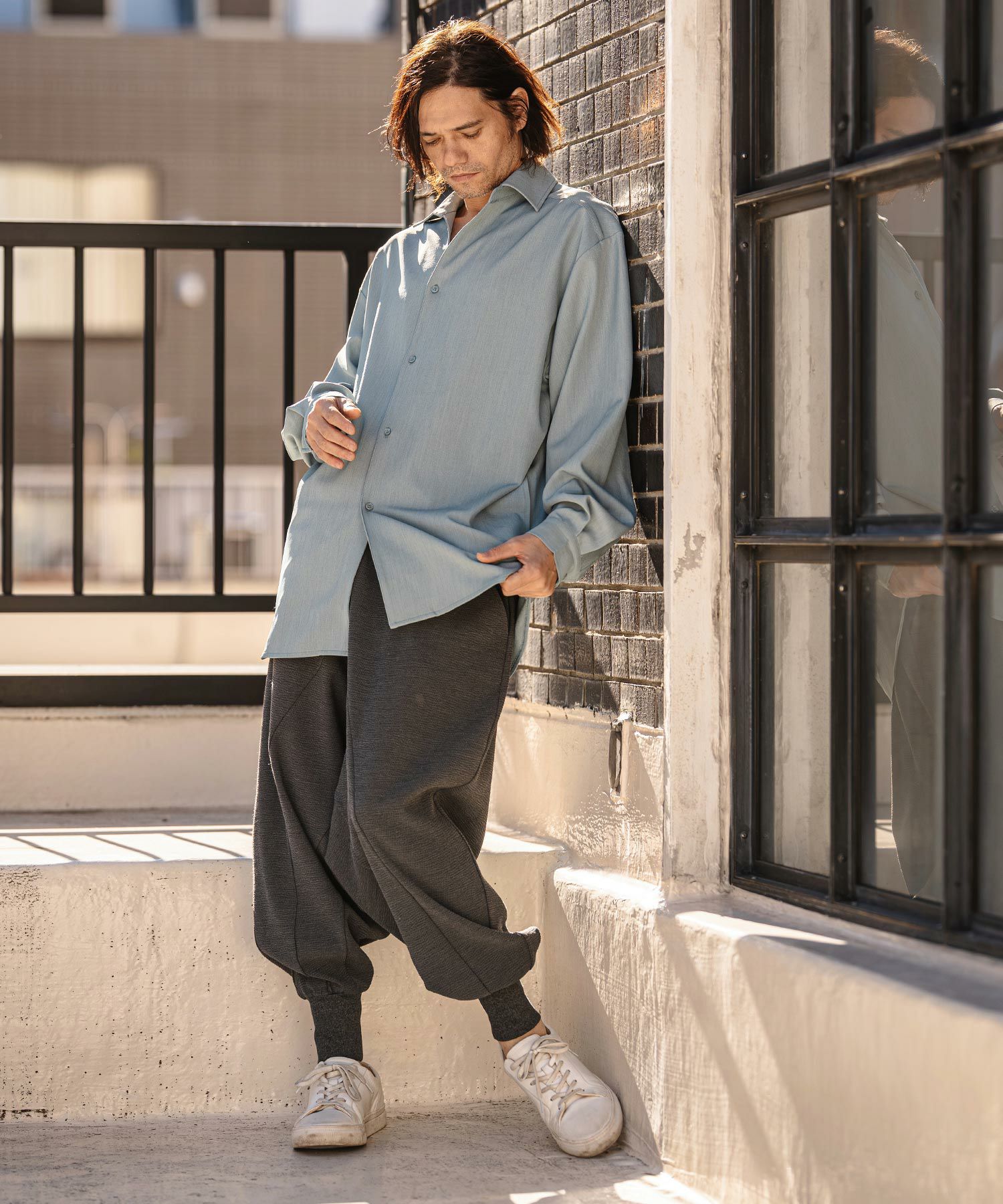 CAMBIO(カンビオ)】Sarouel Jogger Pants サルエルジョガーパンツ