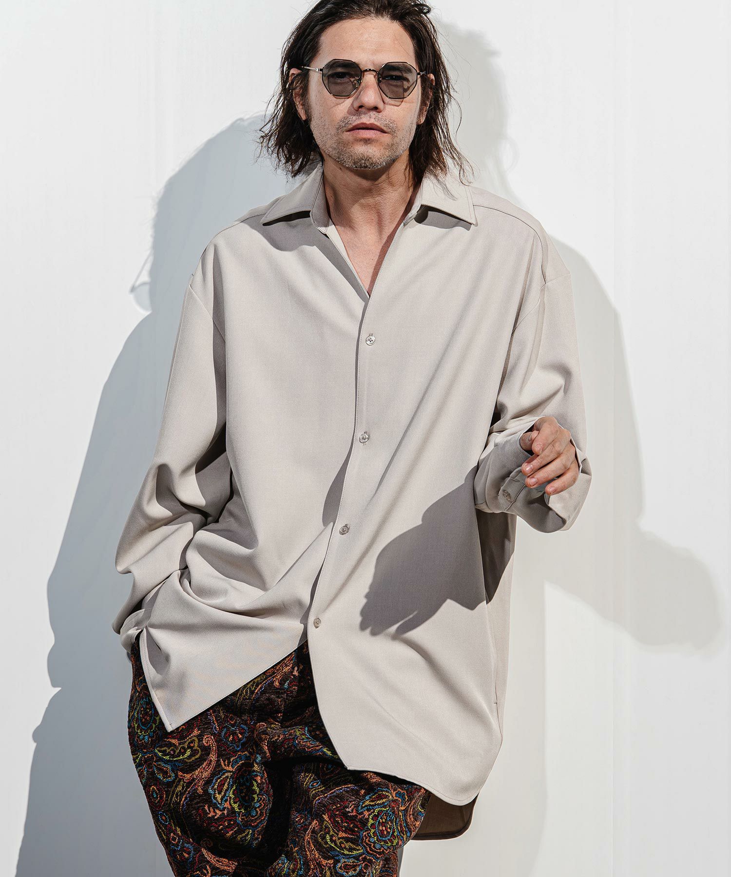 CAMBIO(カンビオ)】Long Length Shirts ロングシャツ(S64426cmb