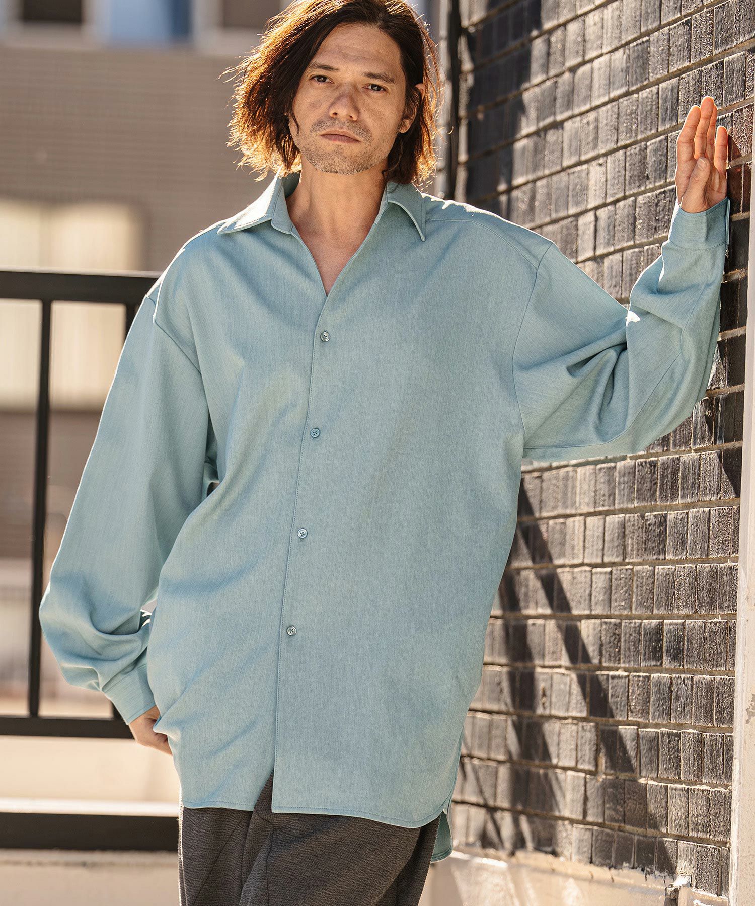 CAMBIO(カンビオ)】Long Length Shirts ロングシャツ(S64426cmb