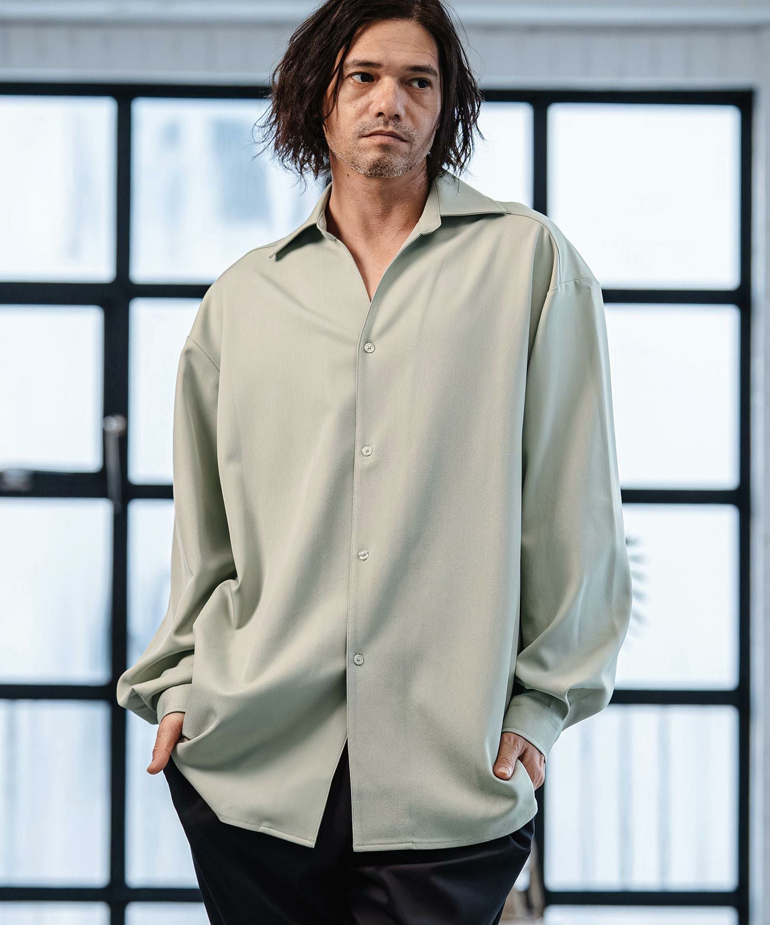CAMBIO(カンビオ)】Long Length Shirts ロングシャツ(S64426cmb