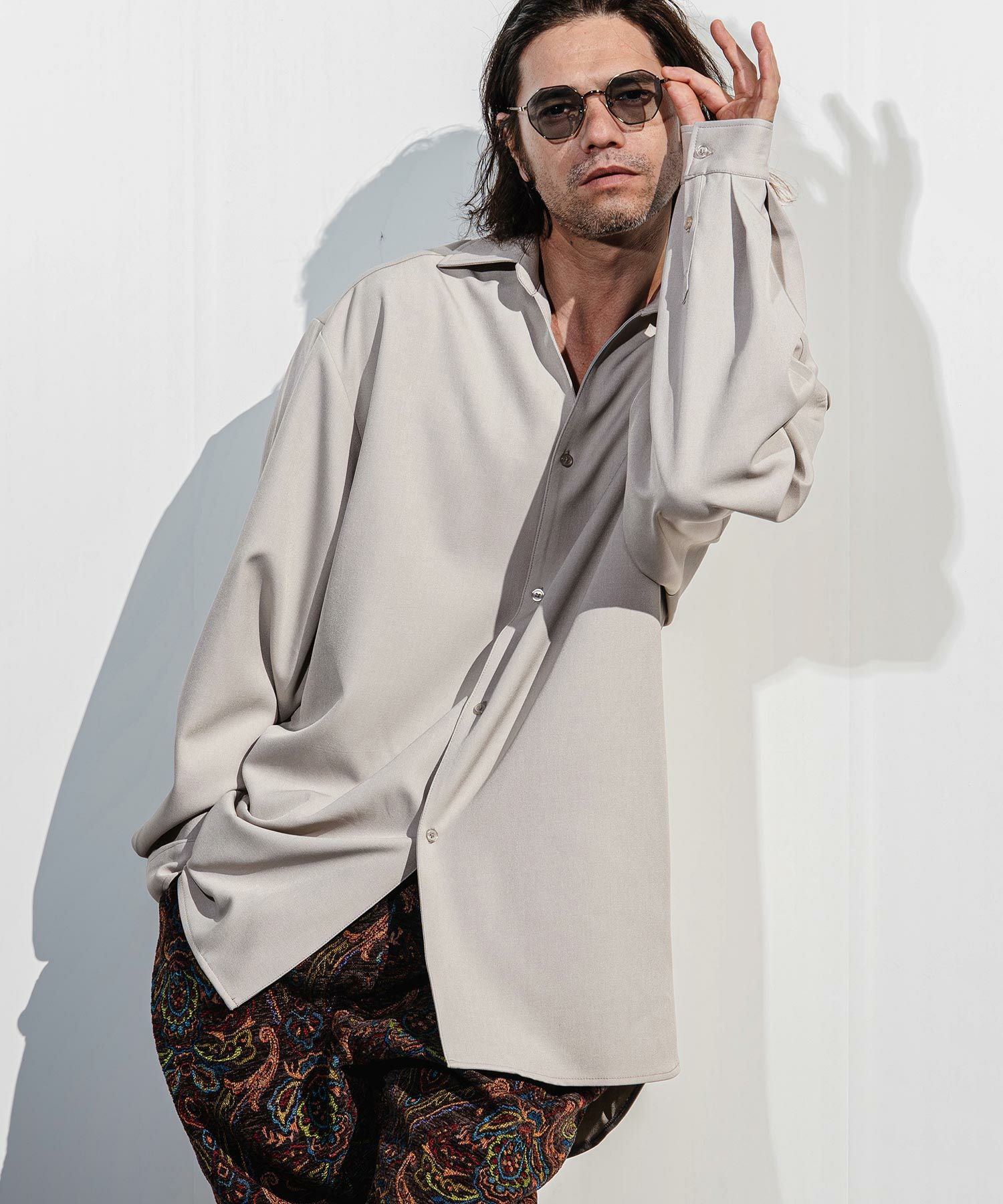 CAMBIO(カンビオ)】Long Length Shirts ロングシャツ(S64426cmb