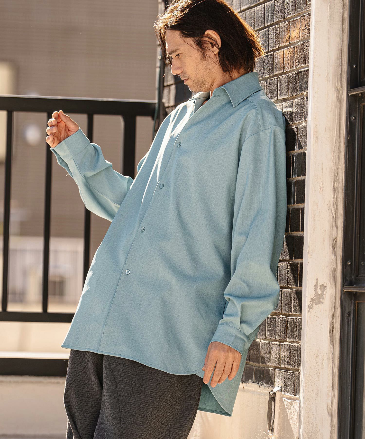 CAMBIO(カンビオ)】Long Length Shirts ロングシャツ(S64426cmb