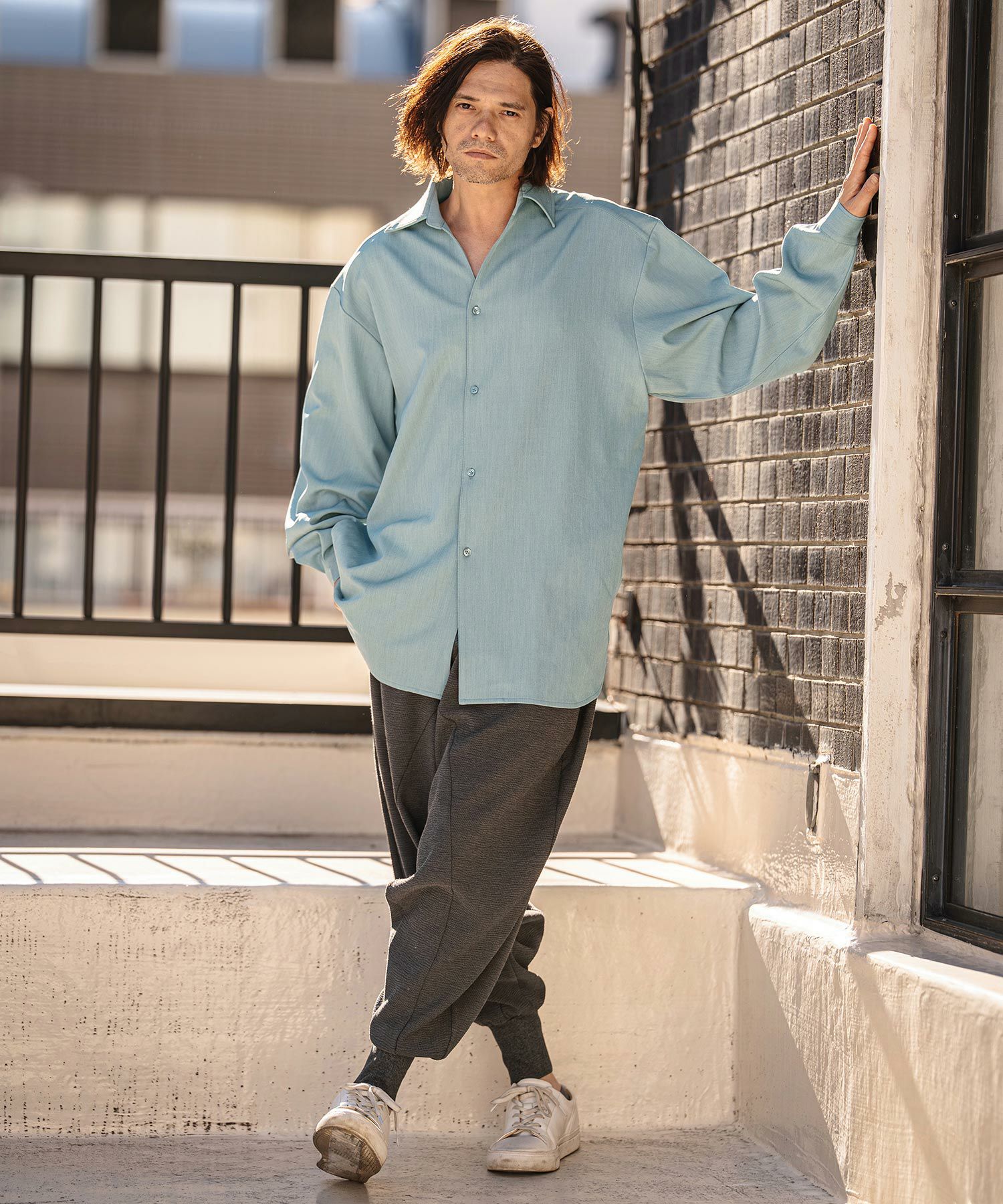 CAMBIO(カンビオ)】Long Length Shirts ロングシャツ(S64426cmb