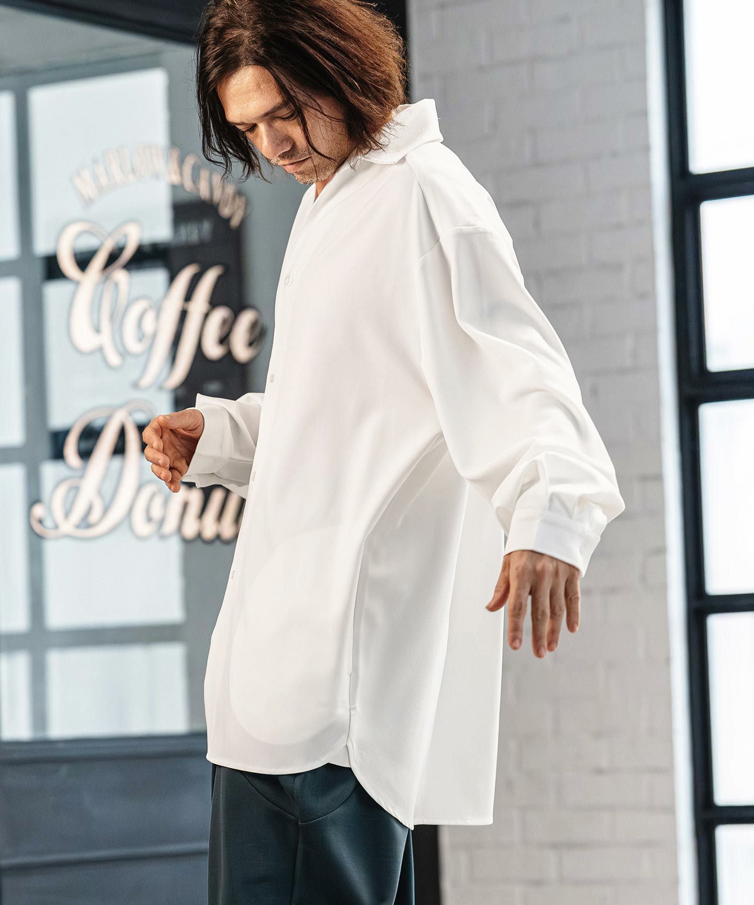 CAMBIO(カンビオ)】Long Length Shirts ロングシャツ(S64426cmb