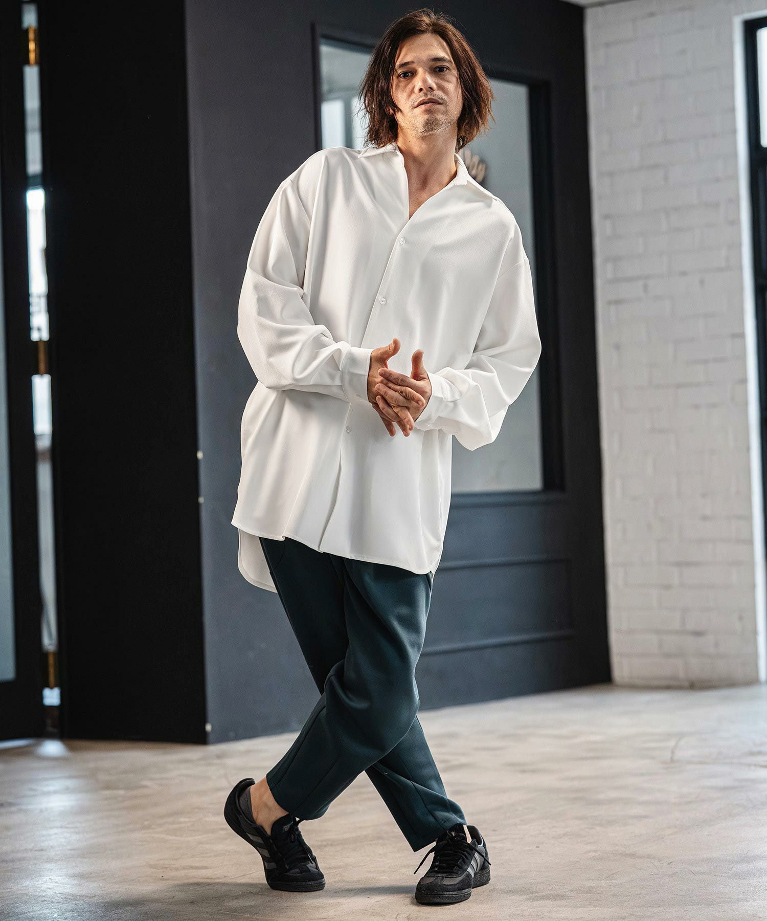 CAMBIO(カンビオ)】Long Length Shirts ロングシャツ(S64426cmb