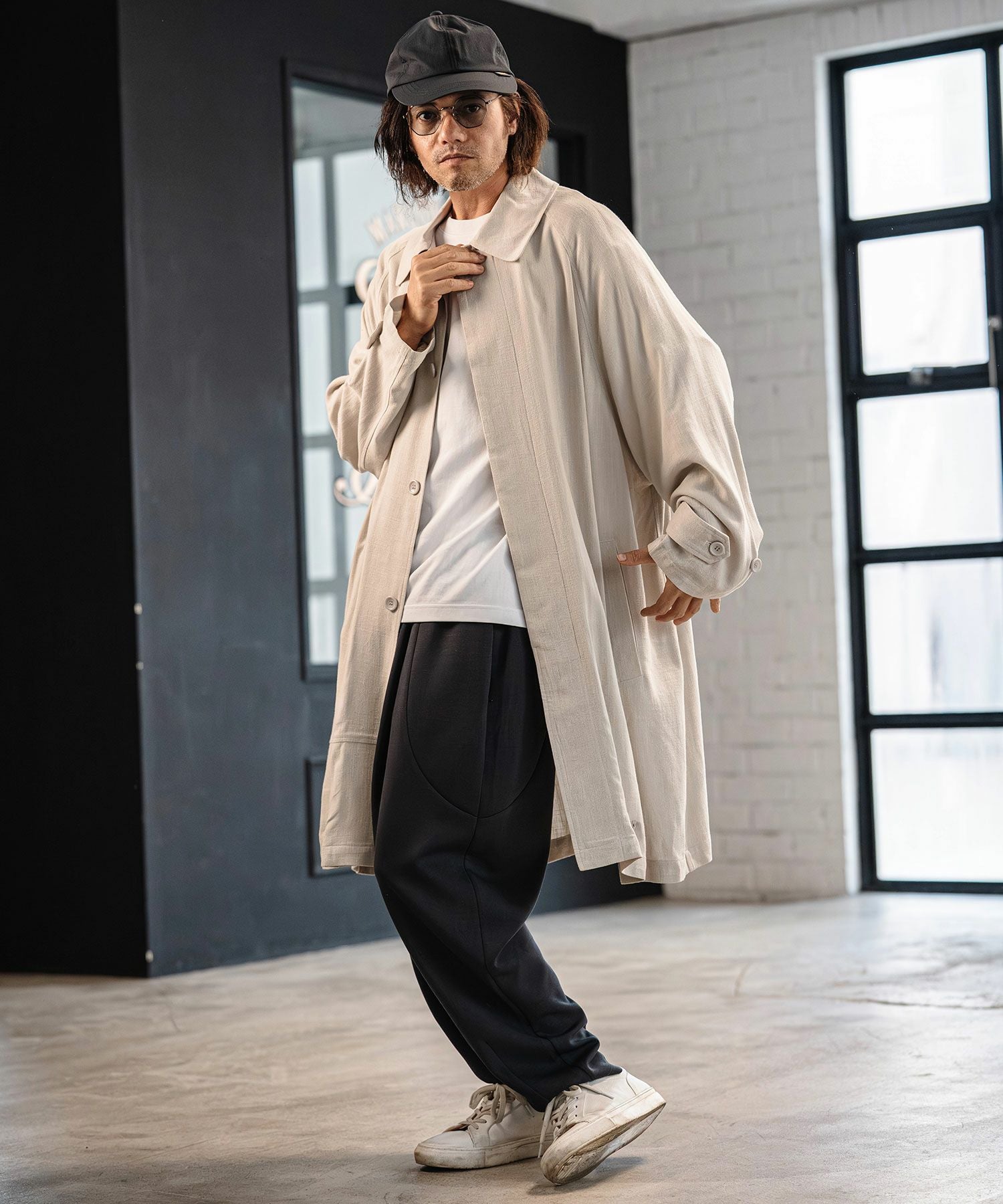 CAMBIO(カンビオ)】Tight Tension Over Size Half Sleeve Tee オーバー