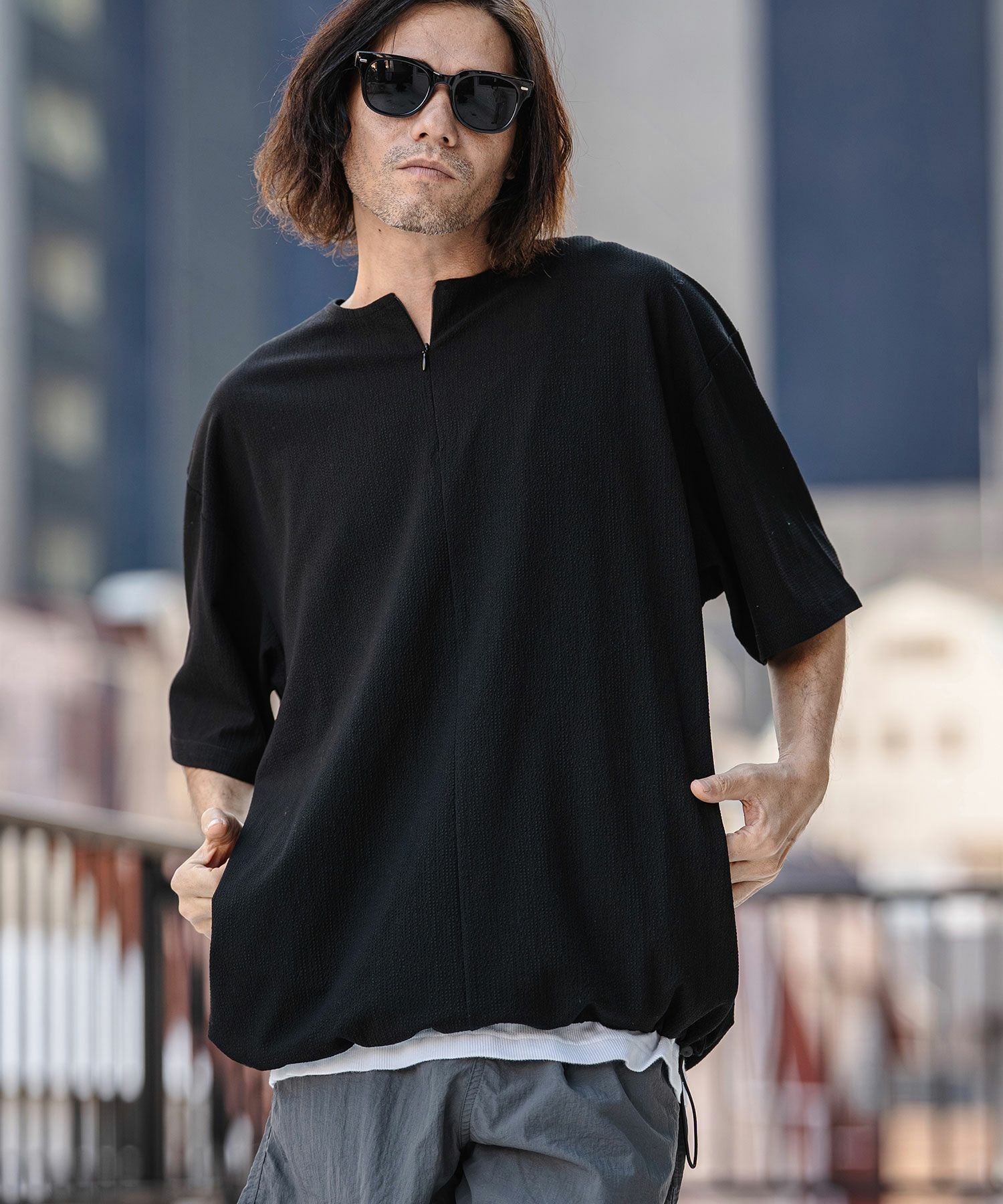 CAMBIO(カンビオ)】Span Fraise Long Tank Top タンクトップ(S62726cmb