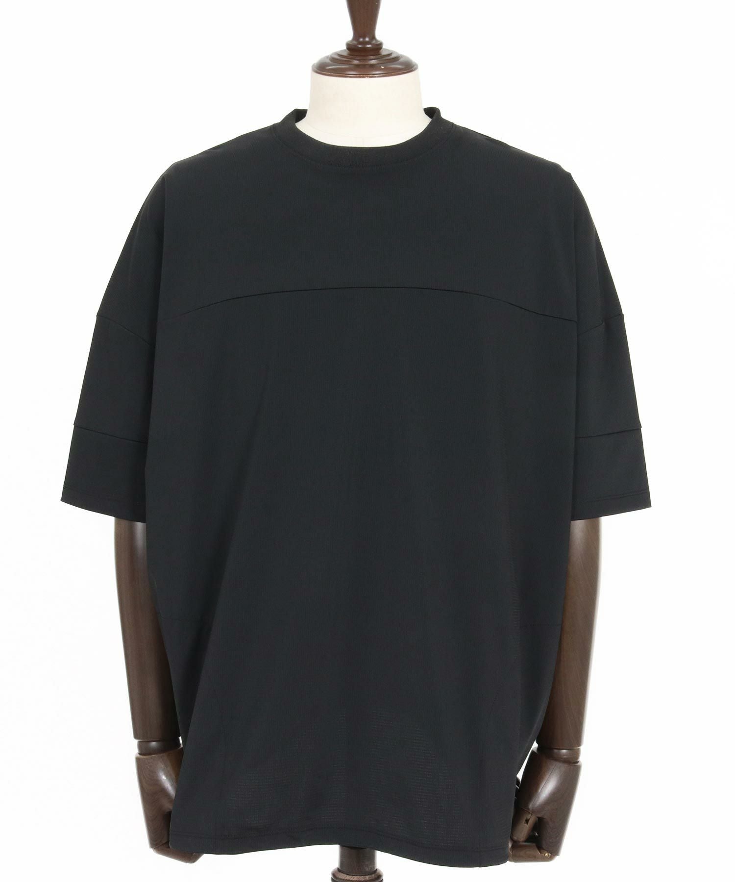 CAMBIO(カンビオ)】Stretch Nylon Short Sleeve Pullover ストレッチ