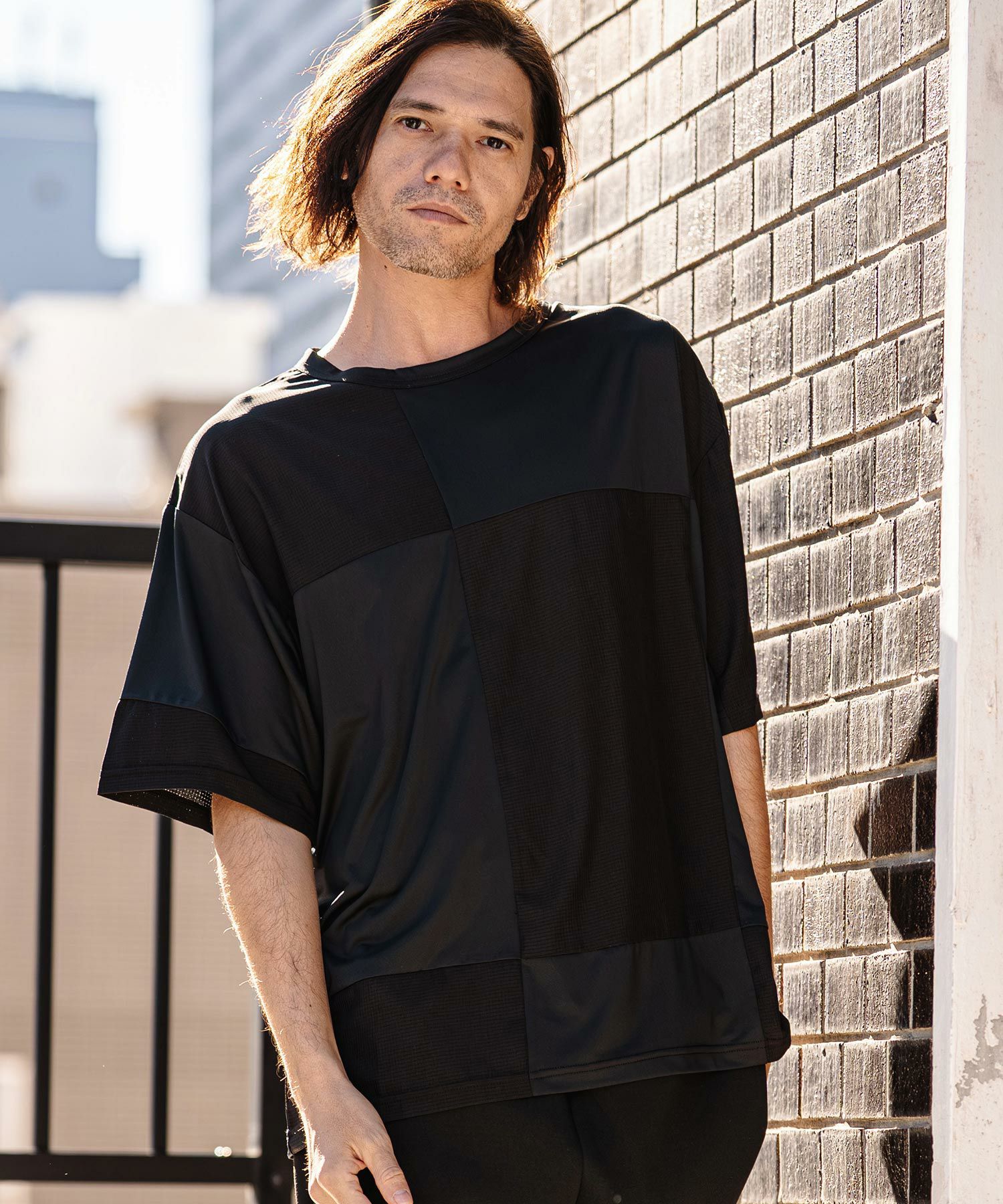50%OFF【CAMBIO(カンビオ)】Mixed Material Vertical and Horizontal