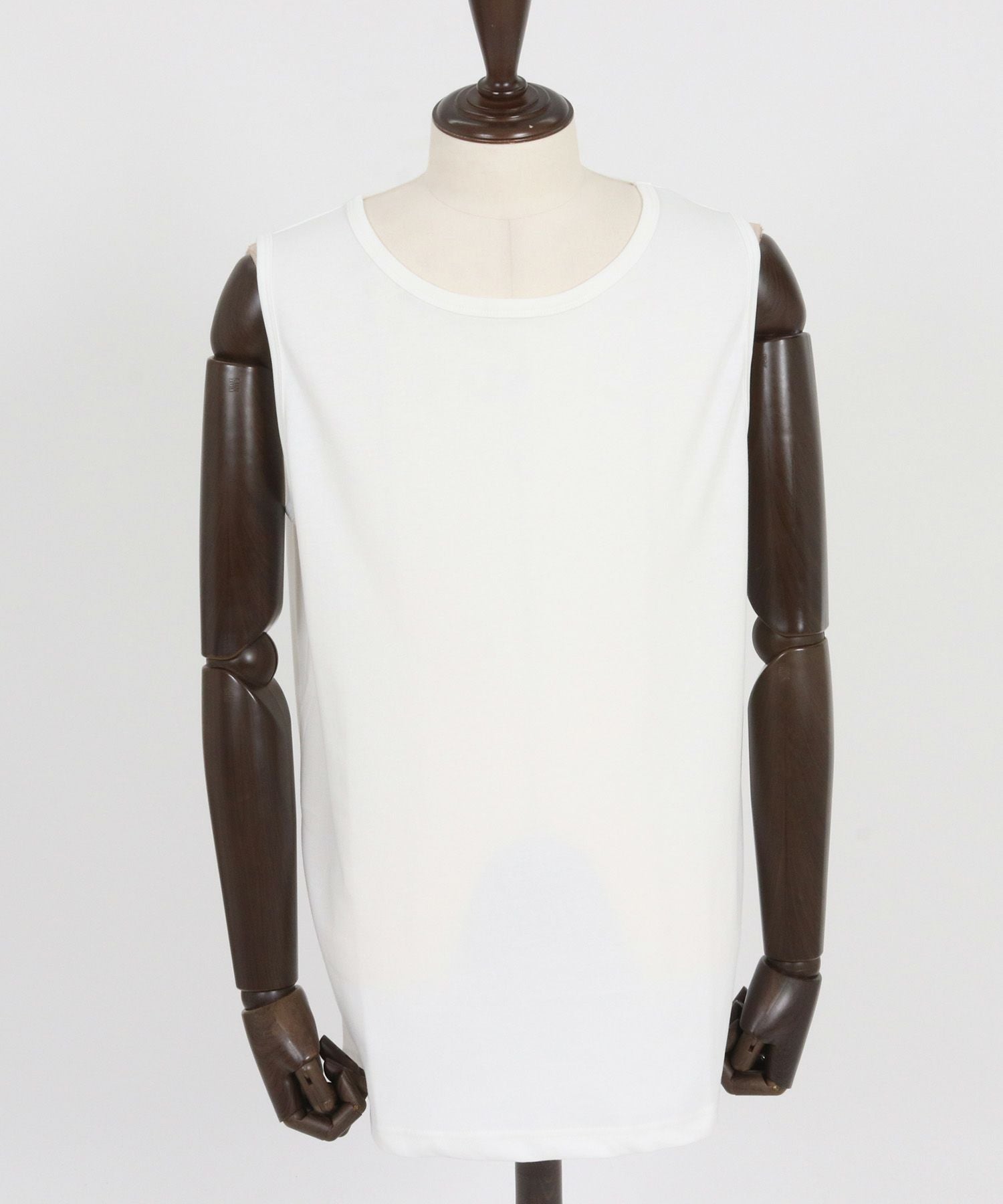 CAMBIO(カンビオ)】Cool Touch USA Cotton Sleeveless Cut sew タンク