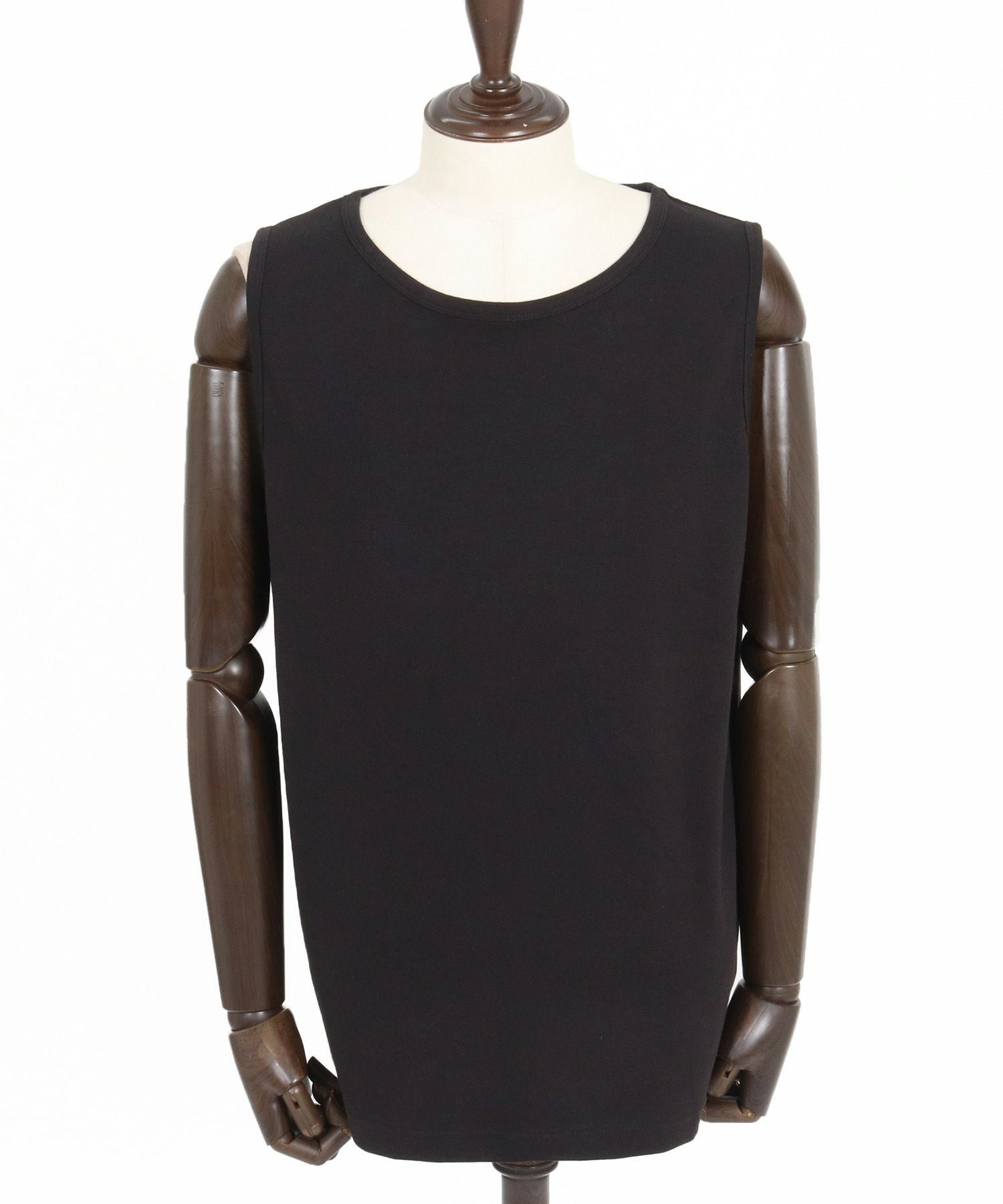 CAMBIO(カンビオ)】Cool Touch USA Cotton Sleeveless Cut sew タンク
