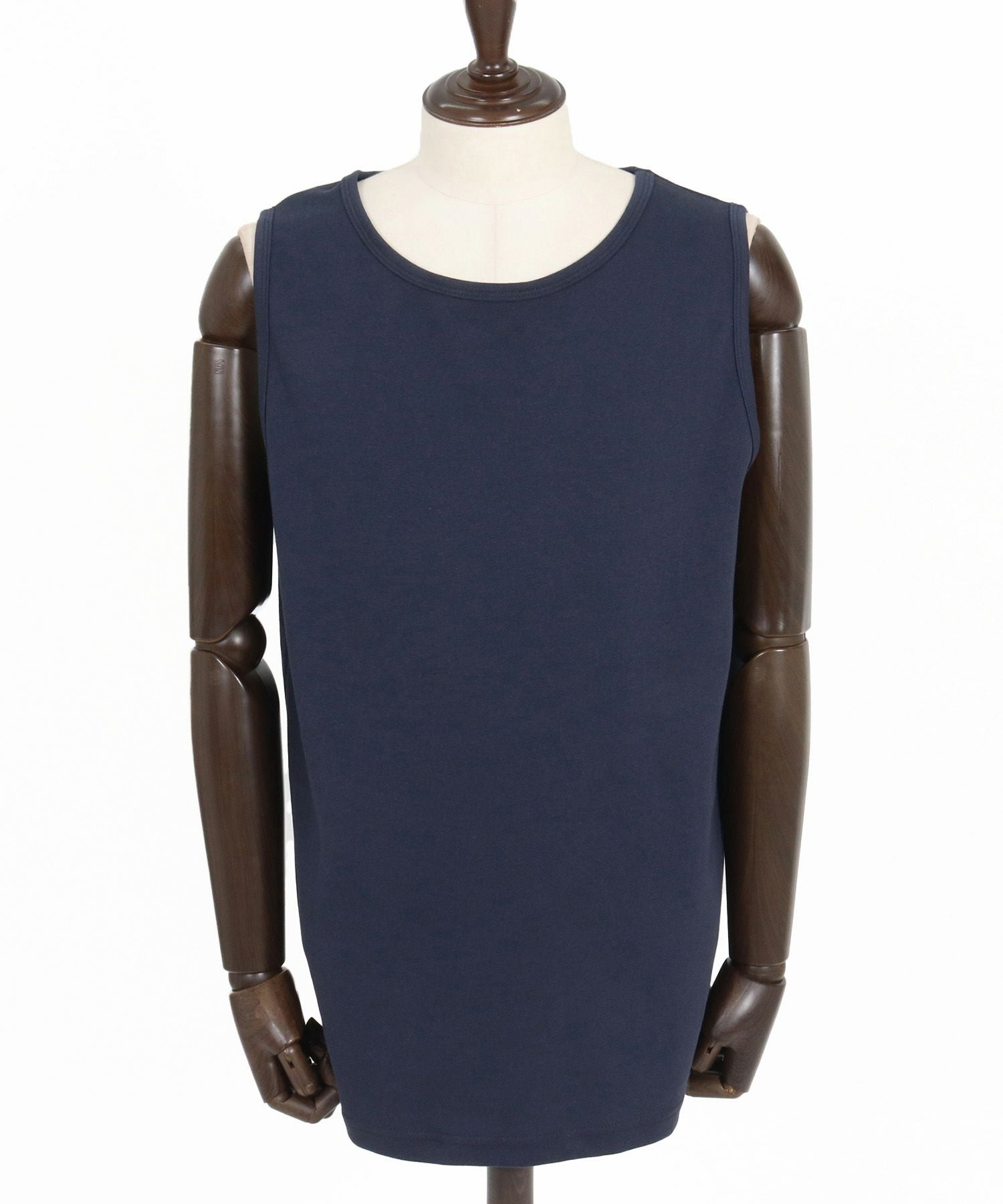 CAMBIO(カンビオ)】Cool Touch USA Cotton Sleeveless Cut sew タンク