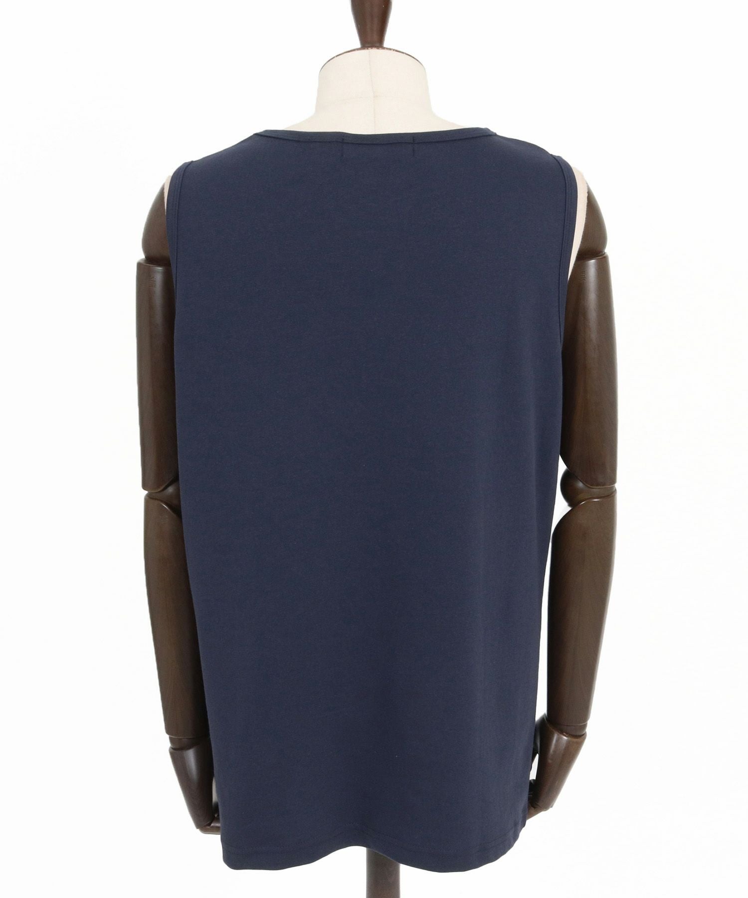 CAMBIO(カンビオ)】Cool Touch USA Cotton Sleeveless Cut sew タンク