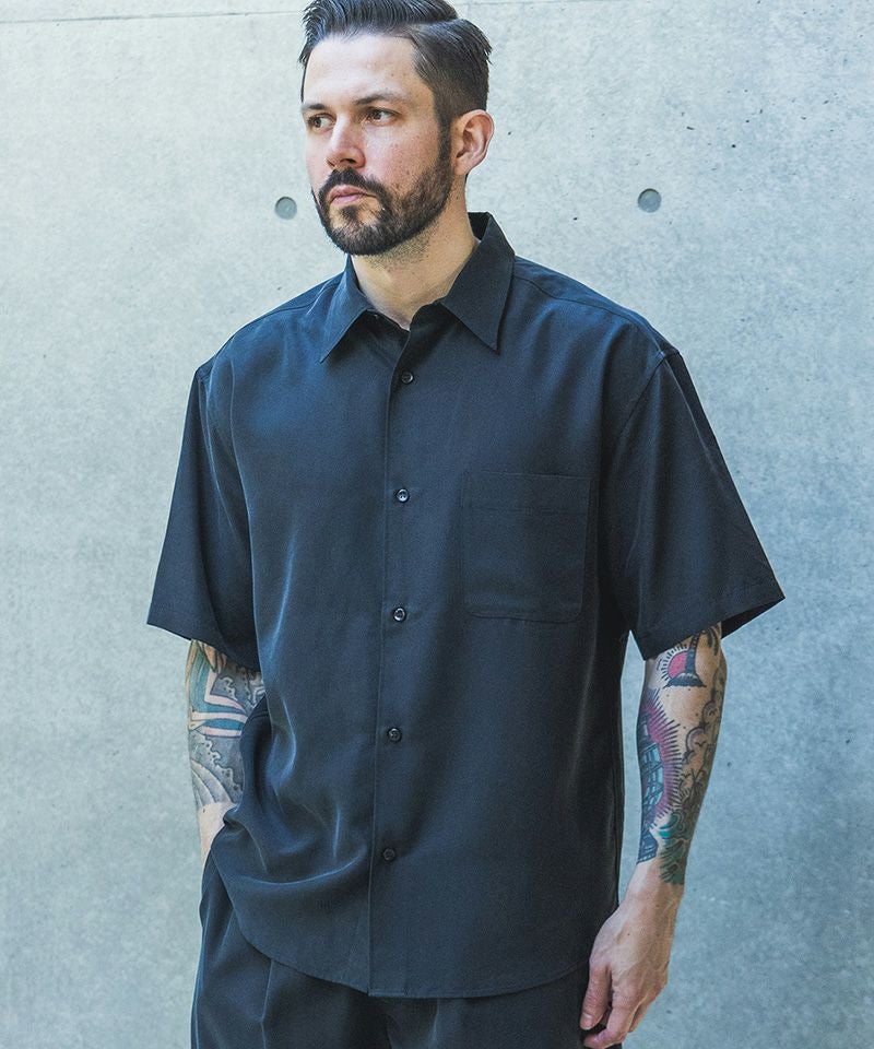 TMT(ティーエムティー)】10oz DENIM SHORT SLEEVE SHIRTS（OVERSIZED