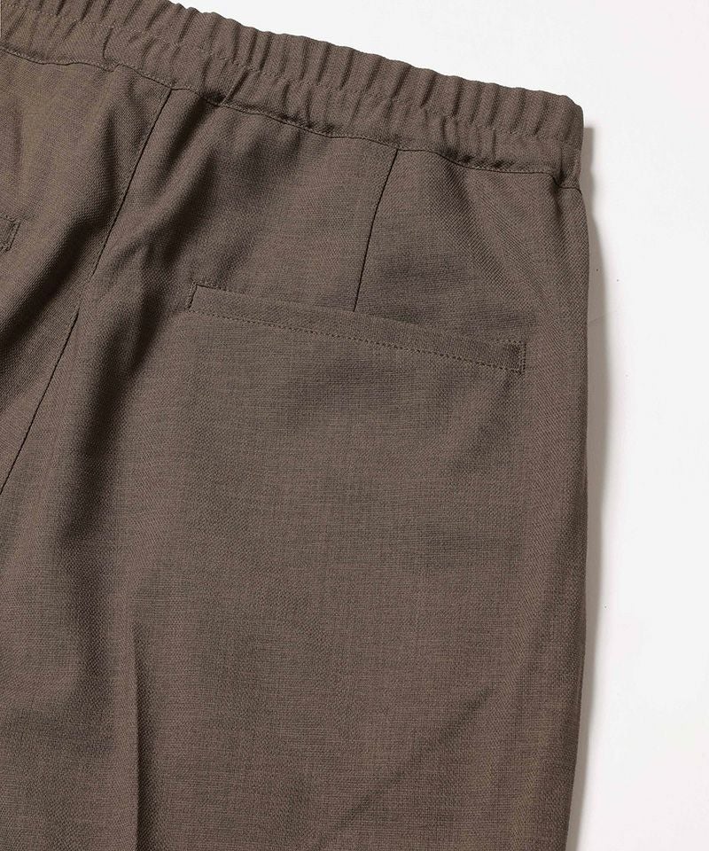 MROLIVE(ミスターオリーブ)】 POLYESTER HEMP -RELAX TAPERED EASY