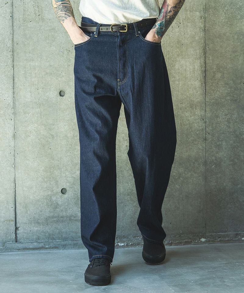 MROLIVE(ミスターオリーブ)】 RINSE WASH 8oz DENIM -WASHED WIDE MROLIVE(ミスターオリーブ)】 RINSE WASH 8oz DENIM -WASHED WIDE