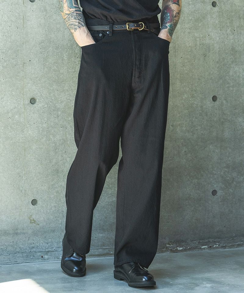 MROLIVE(ミスターオリーブ)】 RINSE WASH 8oz DENIM -WASHED WIDE 