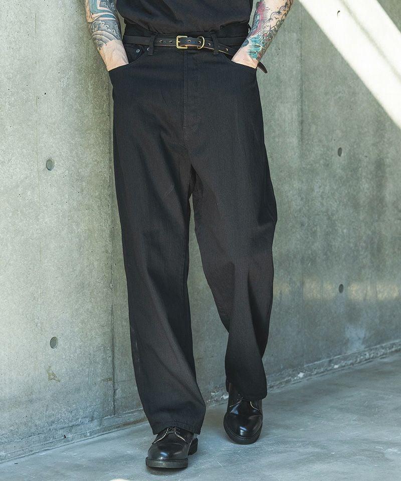 MROLIVE(ミスターオリーブ)】 RINSE WASH 8oz DENIM -WASHED WIDE