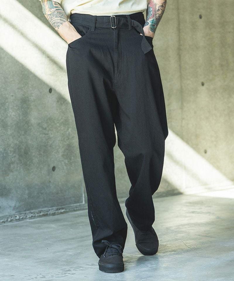 ＜MR.OLIVE＞デニムセットアップ MROLIVE(ミスターオリーブ)】 RINSE WASH 8oz DENIM -BELTED RELAX