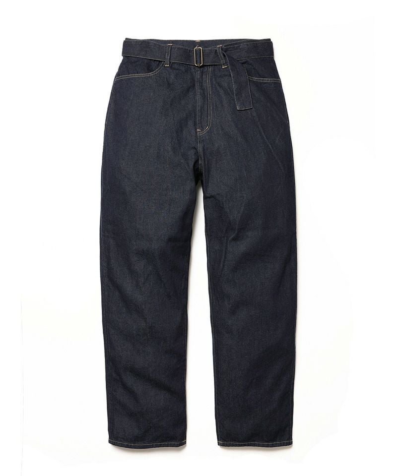 MROLIVE(ミスターオリーブ)】 RINSE WASH 8oz DENIM -BELTED RELAX