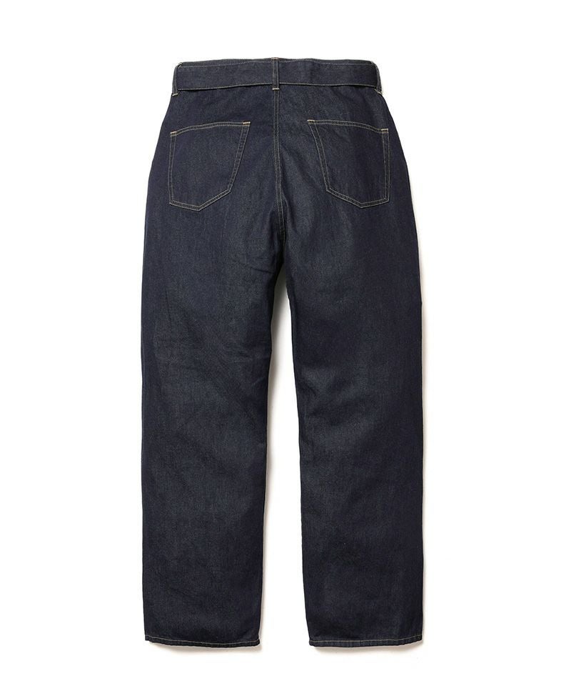 MROLIVE(ミスターオリーブ)】 RINSE WASH 8oz DENIM -BELTED RELAX
