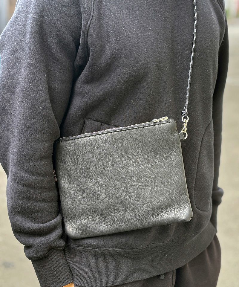 【MR.OLIVE×GLR】WATER PRF LEATHER SACOCHE MR.OLIVE E.O.I ミスターオリーブ / WATER PROOF WASHABLE