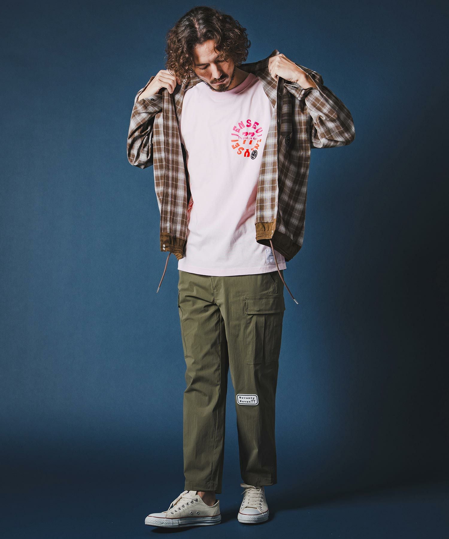 seventy seven(セブンティセブン)】middle onz S-S t-shirts (old days
