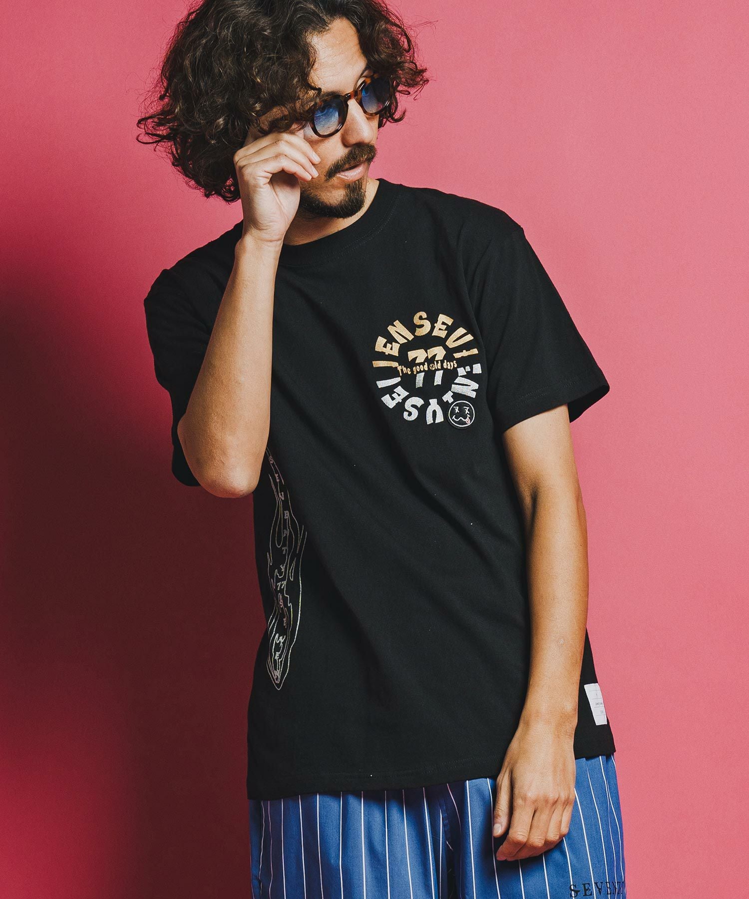 seventy seven(セブンティセブン)】middle onz S-S t-shirts (old days