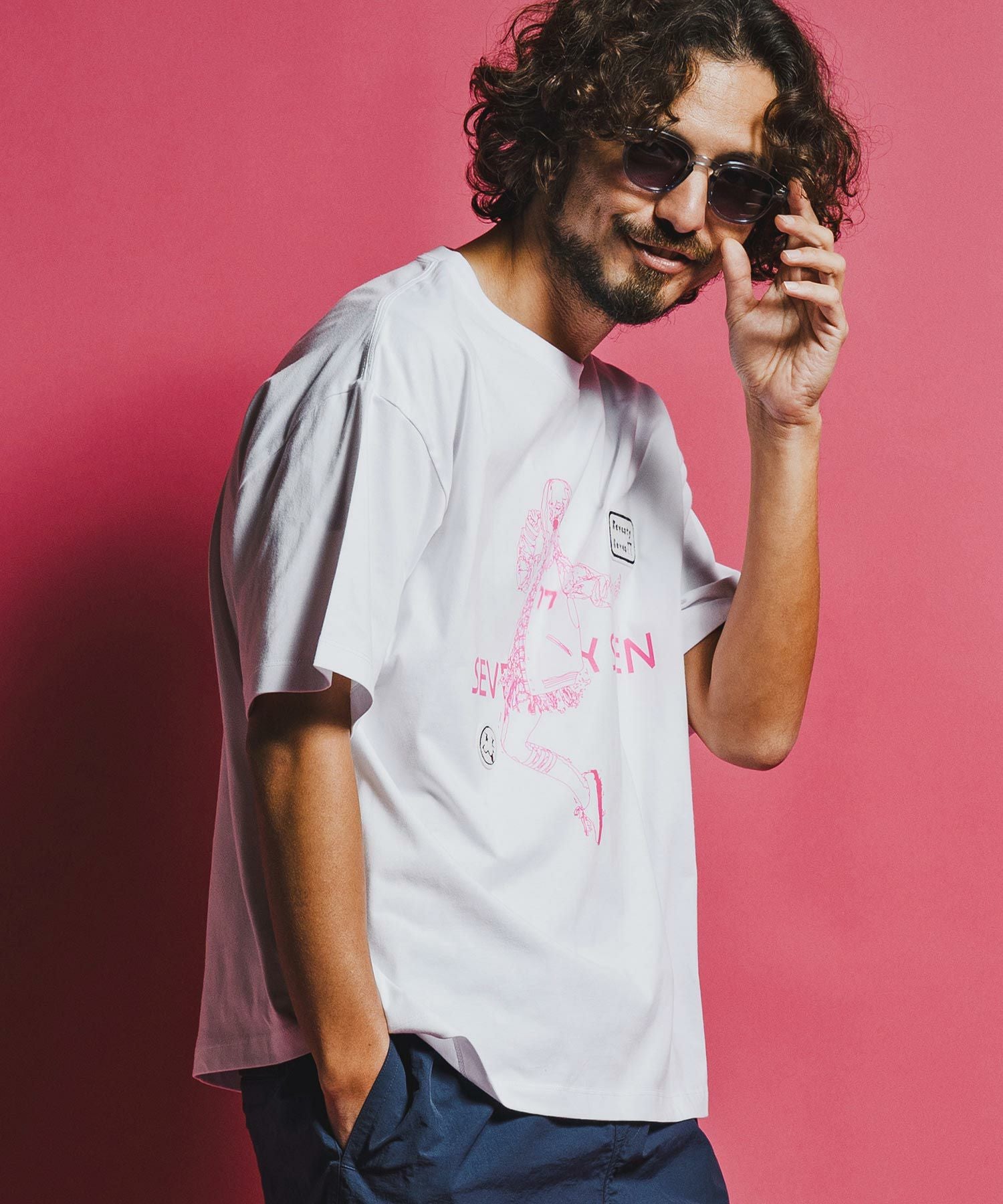 seventy seven(セブンティセブン)】middle onz S-S fine box t-shirt