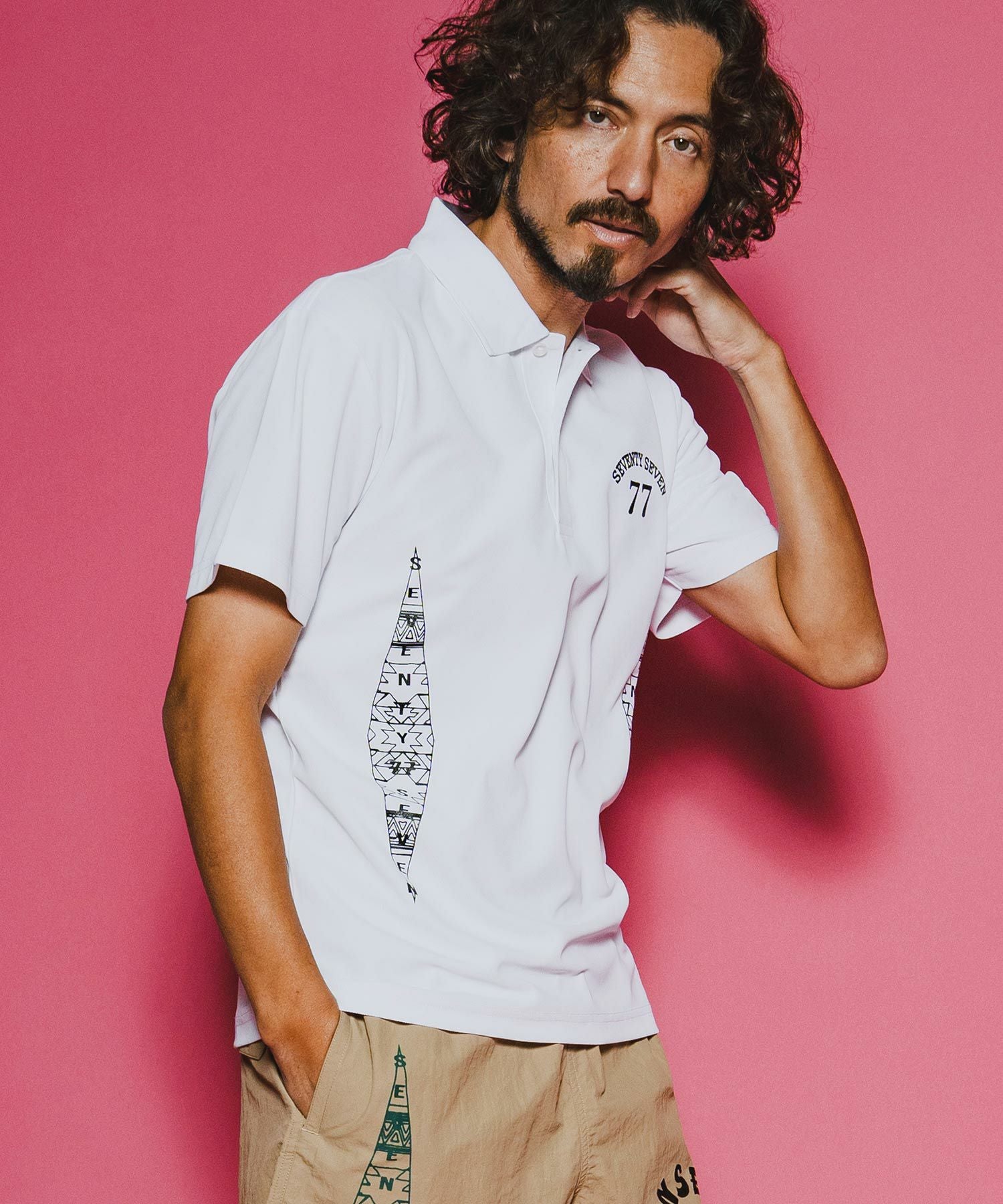 seventy seven(セブンティセブン)】light onz dry polo shirt (26S