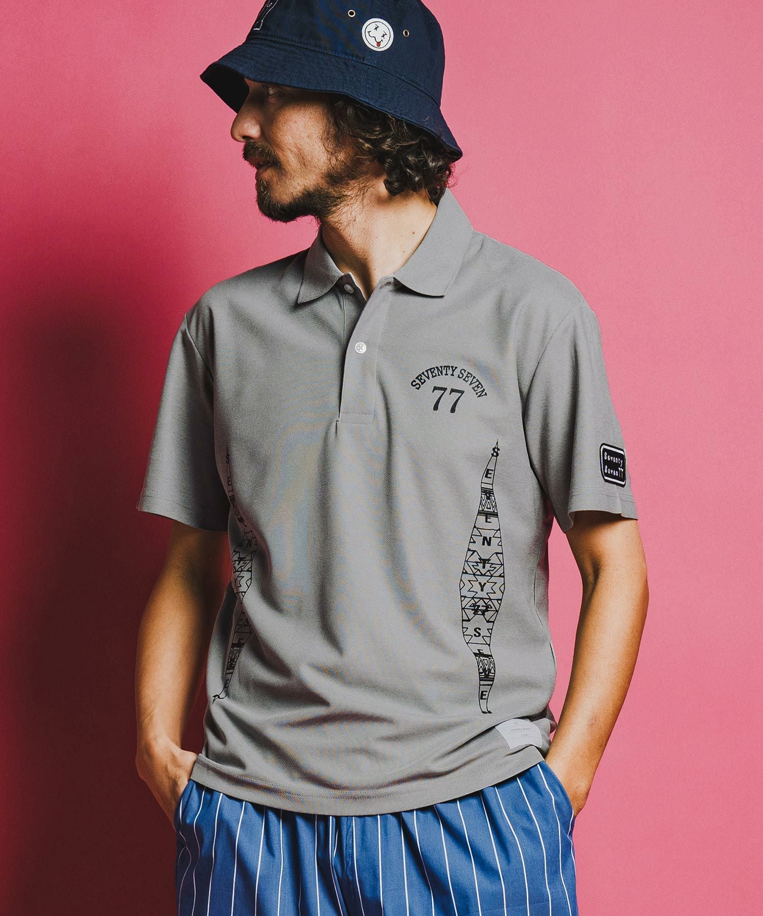 seventy seven(セブンティセブン)】light onz dry polo shirt (26S