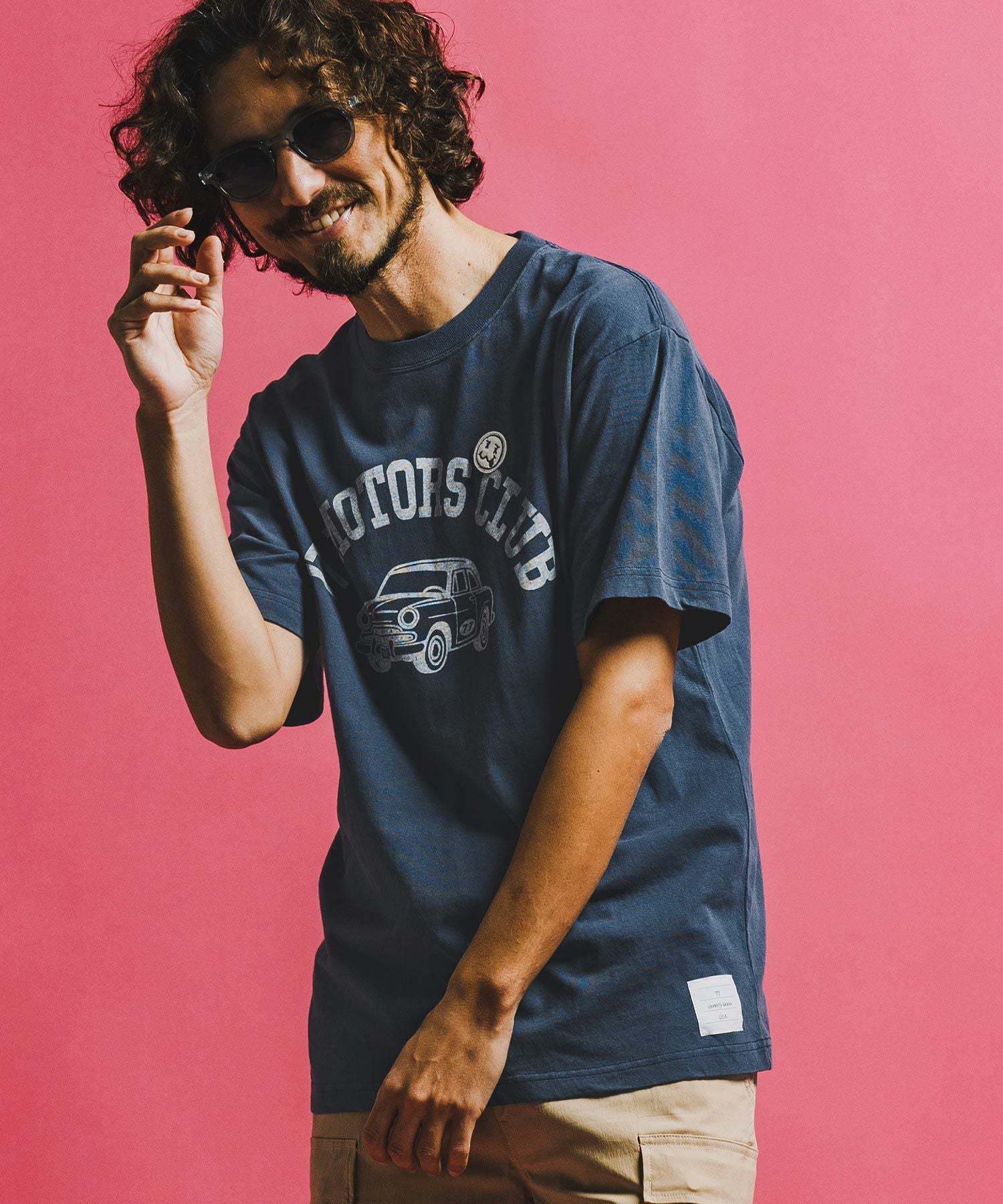 seventy seven(セブンティセブン)】middle onz pigment S-S t-shirt