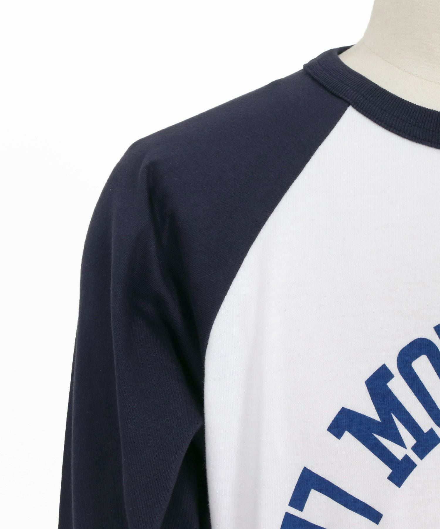 seventy seven(セブンティセブン)】half sleeve raglan t-shirt