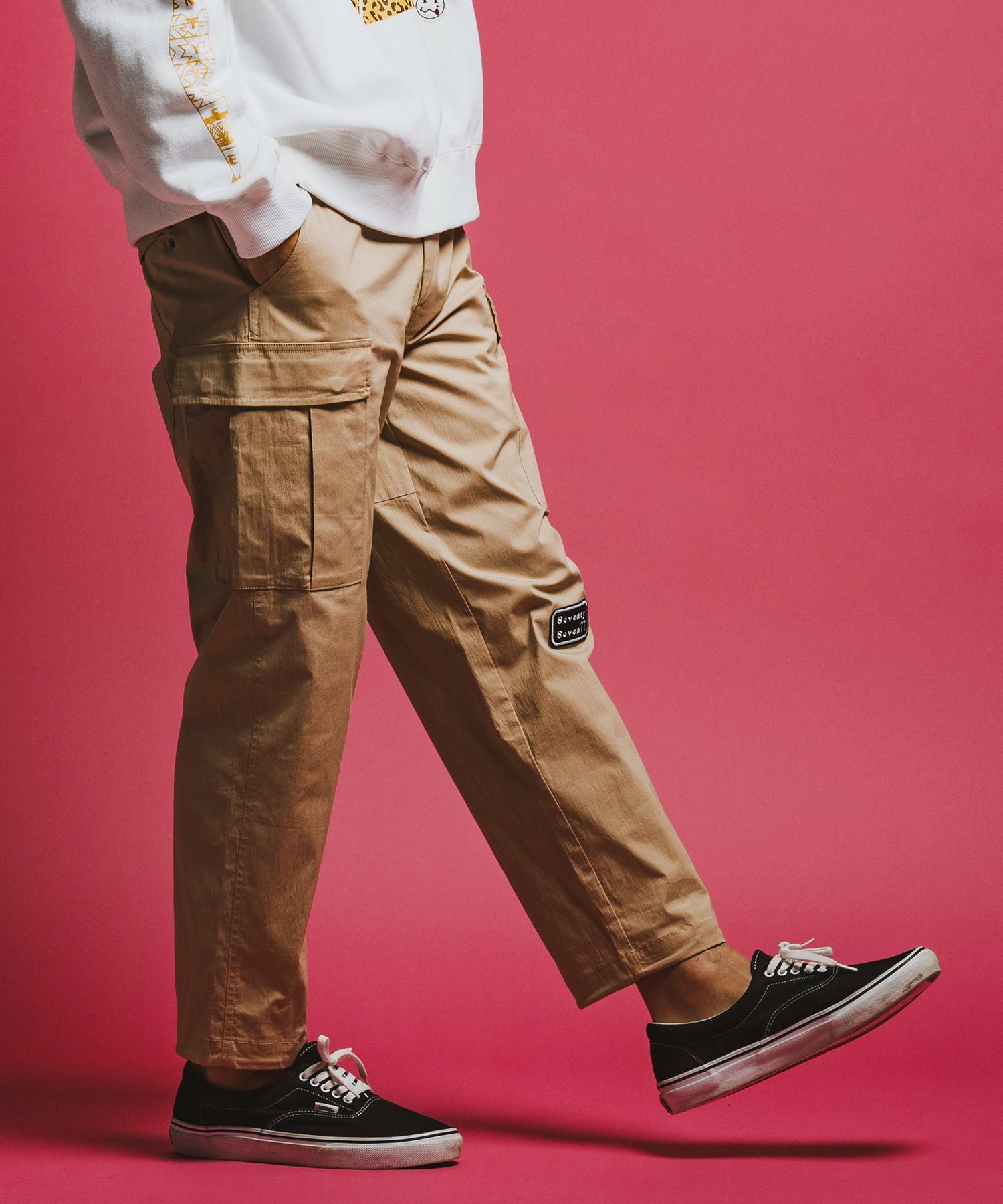 seventy seven(セブンティセブン)】slim cargo pants カーゴパンツ